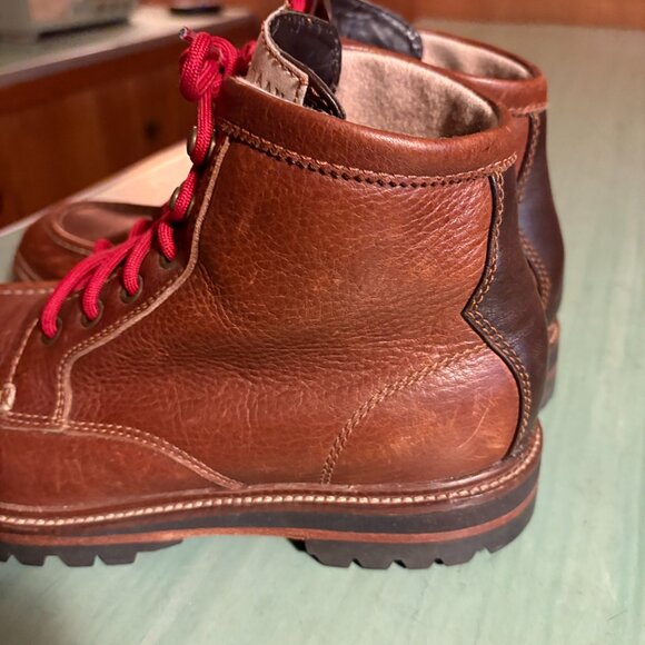 Mens Cole Haan C20357 Moc Toe Chukka Brown Leather Boots  Size 8 M - Picture 5 of 10